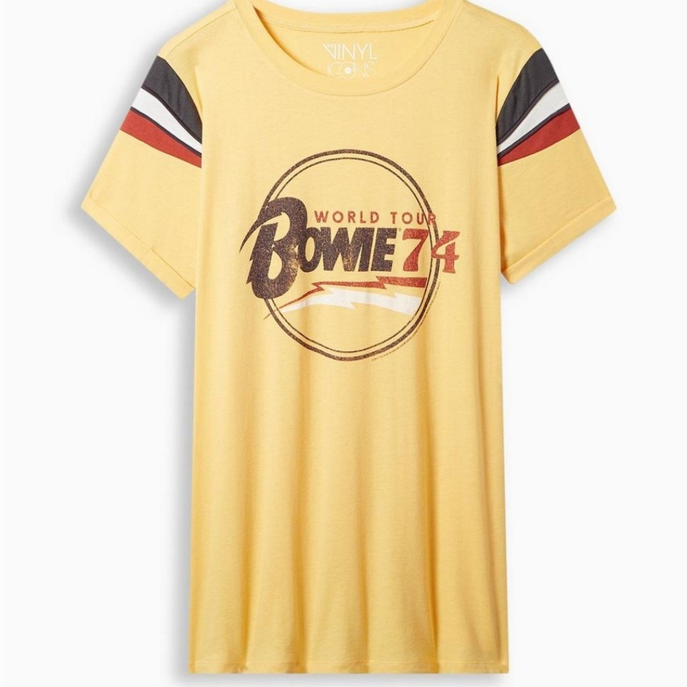 Torrid David Bowie classic fit cotton crew tee